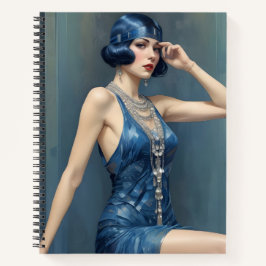 Flapper en Azul Notitieboek