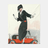 Flapper en Roadster Fleece Deken (Voorkant)