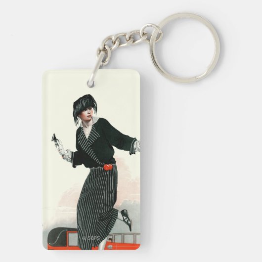 Flapper en Roadster Sleutelhanger (achterkant)