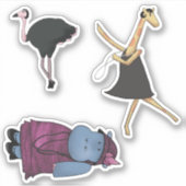 Flapper era sticker pack (Voorkant)