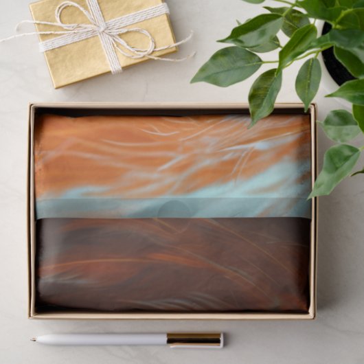 Flapper Fantasy Tangerine Dream Decoupage Tissuepapier (Geschenk)