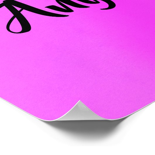 Flapper - Gatsby's Party. 1920. bewerkbare tekst Poster (Hoek)