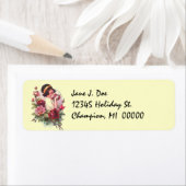  Flapper Genieten Rozen Adresetiketten Etiket (Insitu)