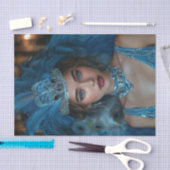 Flapper Girl20 uit 1920 Tissuepapier (Craft)