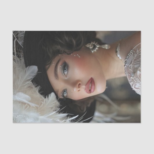 Flapper Girl 2 uit 1920 Tissuepapier (Voorkant)