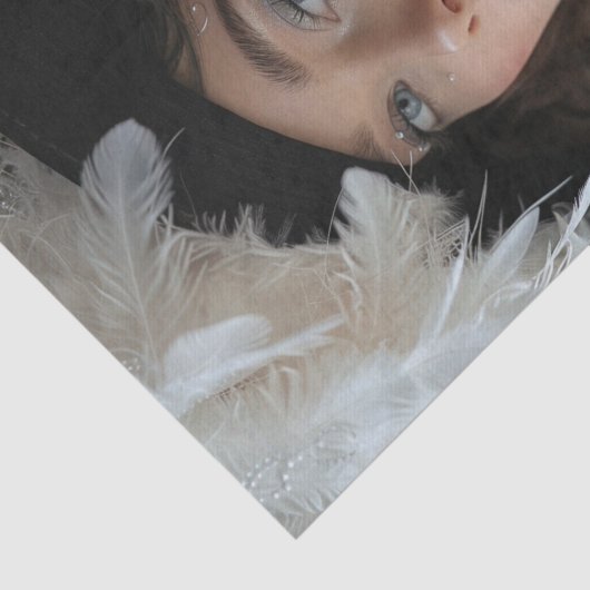 Flapper Girl 2 uit 1920 Tissuepapier (Detail)