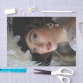 Flapper Girl 2 uit 1920 Tissuepapier (Craft)