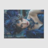 Flapper Girl 3 uit 1920 Tissuepapier (Voorkant)