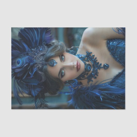 Flapper Girl 3 uit 1920 Tissuepapier (Voorkant)