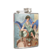  Flapper Girl in Parijs Heupfles (Rechts)