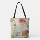 Flapper Girl in Parijs Tote Bag (Achterkant)