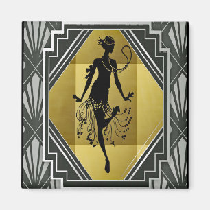 flapper girl magnet