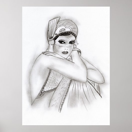 Flapper Girl Poster (Voorkant)