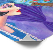 Flapper Girl Roaring Twenties Mouse Gramophone Poster (Hoek)