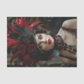 Flapper Girl uit 19201 Tissuepapier (Voorkant)