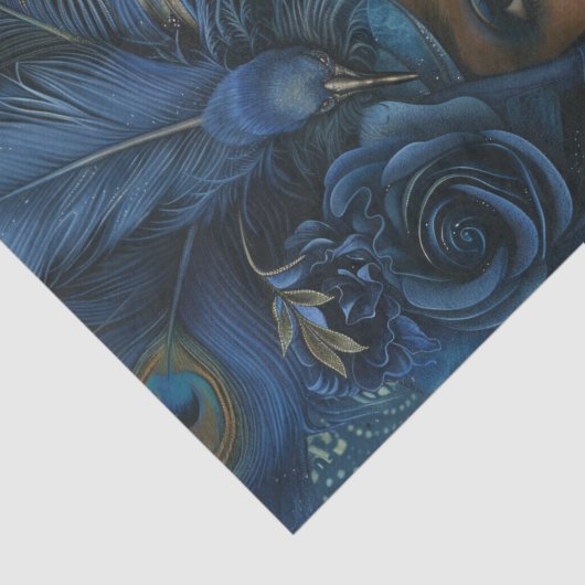 Flapper Girl uit 19206 Tissuepapier (Detail)