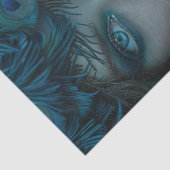 Flapper Girl uit 19208 Tissuepapier (Detail)