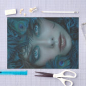 Flapper Girl uit 19208 Tissuepapier (Craft)