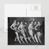 Flapper Girls: 1925 Briefkaart (Voorkant / Achterkant)