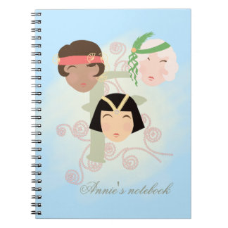 Flapper girls roaring twenties notitieboek