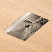 Flapper Girls Sunrise Khufu Pyramid, Egypte 1920 Acryl Uitnodigingen (Laagn)