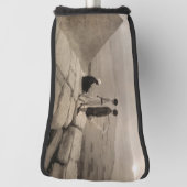 Flapper Girls Sunrise Khufu Pyramid, Egypte 1920 Golfheadcover (Draai 90)