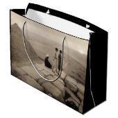 Flapper Girls Sunrise Khufu Pyramid, Egypte 1920 Groot Cadeauzakje (Achterkant Gekanteld)