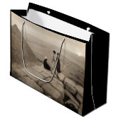 Flapper Girls Sunrise Khufu Pyramid, Egypte 1920 Groot Cadeauzakje (Voorkant Gekanteld)