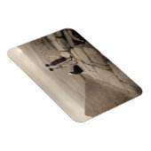 Flapper Girls Sunrise Khufu Pyramid, Egypte 1920 Magneet (Rechterzijde)