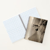 Flapper Girls Sunrise Khufu Pyramid, Egypte 1920 Notitieboek (Binnen)