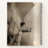 Flapper Girls Sunrise Khufu Pyramid, Egypte 1920 Notitieboek (Achterkant)