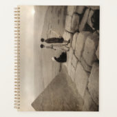 Flapper Girls Sunrise Khufu Pyramid, Egypte 1920 Planner (Voorkant)