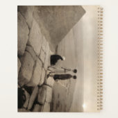 Flapper Girls Sunrise Khufu Pyramid, Egypte 1920 Planner (Achterkant)