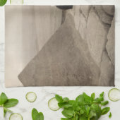 Flapper Girls Sunrise Khufu Pyramid, Egypte 1920 Theedoek (Gevouwen)