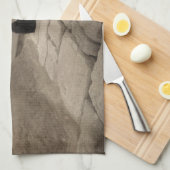 Flapper Girls Sunrise Khufu Pyramid, Egypte 1920 Theedoek (Quarter Fold)