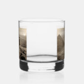 Flapper Girls Sunrise Khufu Pyramid, Egypte 1920 Whisky Glas (Links)