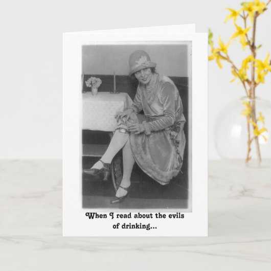  flapper - Het kwaad van Drink, Kaart (Gele Bloem)