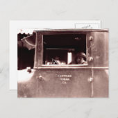 Flapper in Eastman Kodak Car - , jaren 20 Briefkaart (Voorkant / Achterkant)