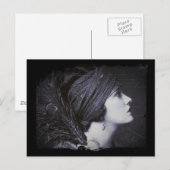 Flapper in een afgevuurde Turban Briefkaart (Voorkant / Achterkant)