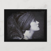 Flapper in een afgevuurde Turban Briefkaart (Voorkant)