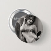 Flapper in Lingerie Ronde Button 5,7 Cm (Voorkant /achterkant)