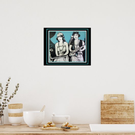 "Flapper Jazz" 16 x 20 poster (Keuken)