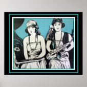 "Flapper Jazz" 16 x 20 poster (Voorkant)