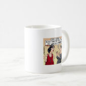 Flapper-jurk Koffiemok (Voorkant rechts)