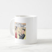 Flapper-jurk Koffiemok (Voorkant links)