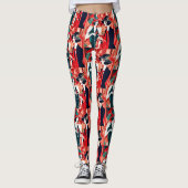 Flapper Kerstfeest Leggings (Voorkant)