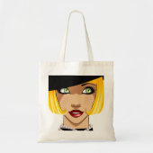 Flapper Lady Tote Bag (Voorkant)