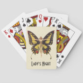 Flapper Lady's Night Pokerkaarten (Achterkant)