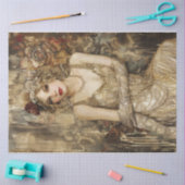 Flapper meisje 2 tissuepapier (Craft)