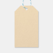 Flapper met maretak cadeaulabel (Achterkant)
